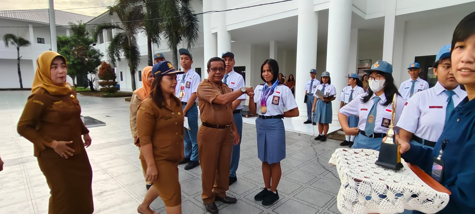 PESERTA DIDIK MENANG DALAM LOMBA WAN JUN GYMNASTICS DAN SSRU 2023 DI THAILAND